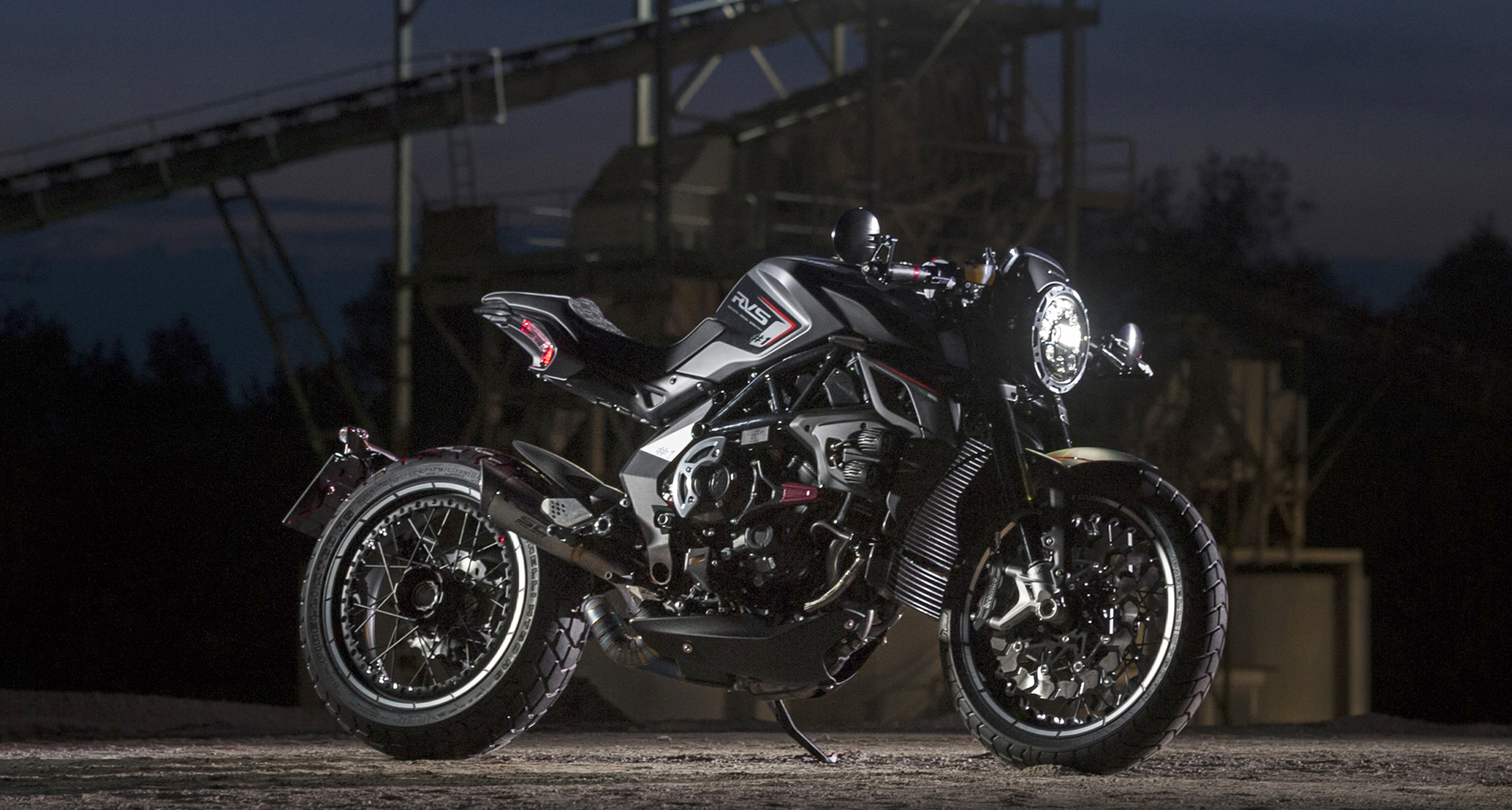 MV Agusta motorcycles ultra-limited edition titanium covered scrambler RVS#1