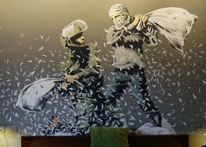 Banksy’s Walled Off Hotel in Palestine Literally Has the Worst View in the World
