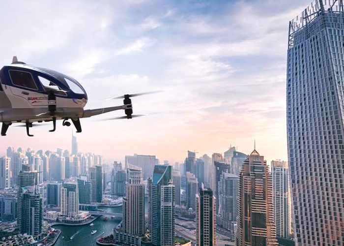 Dubai is Preparing to Launch Electric Driverless Drone Taxis