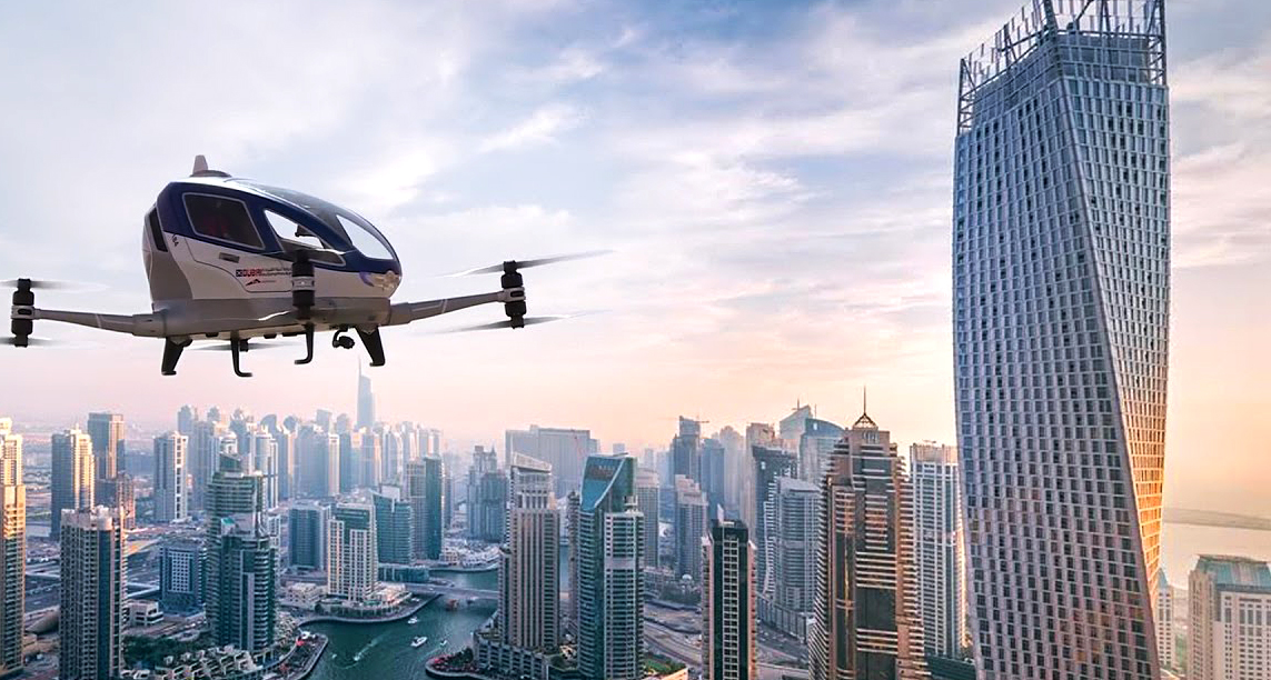 Dubai Drone Taxi driverless