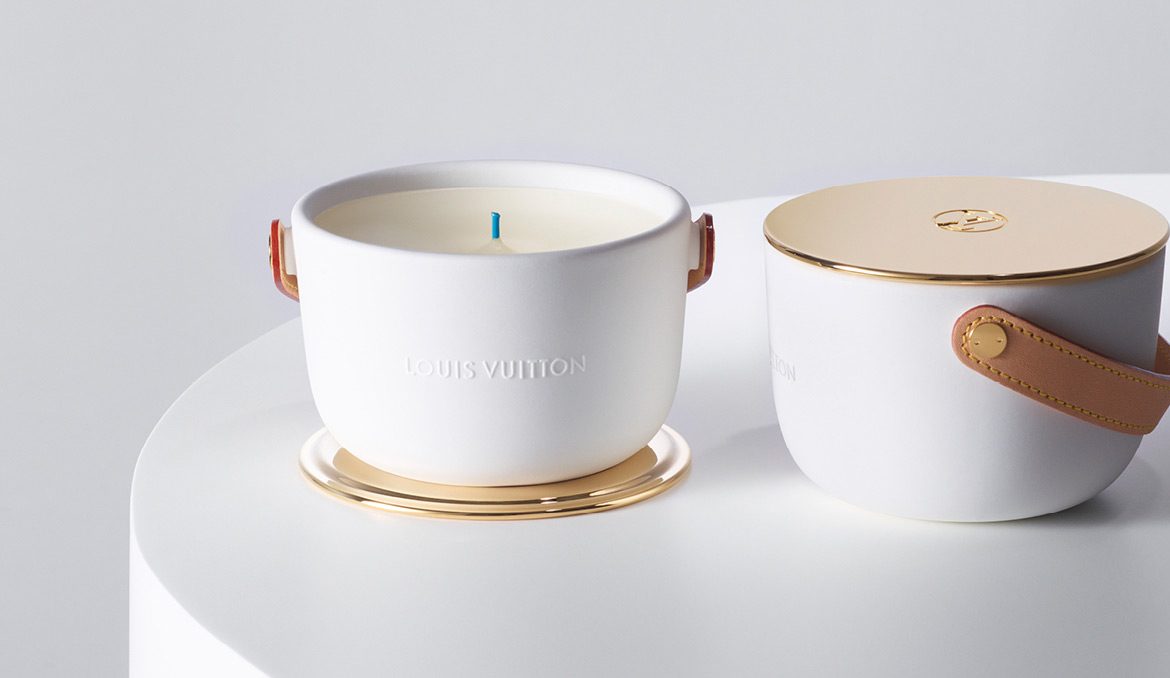 Louis Vuitton candles luxury handmade