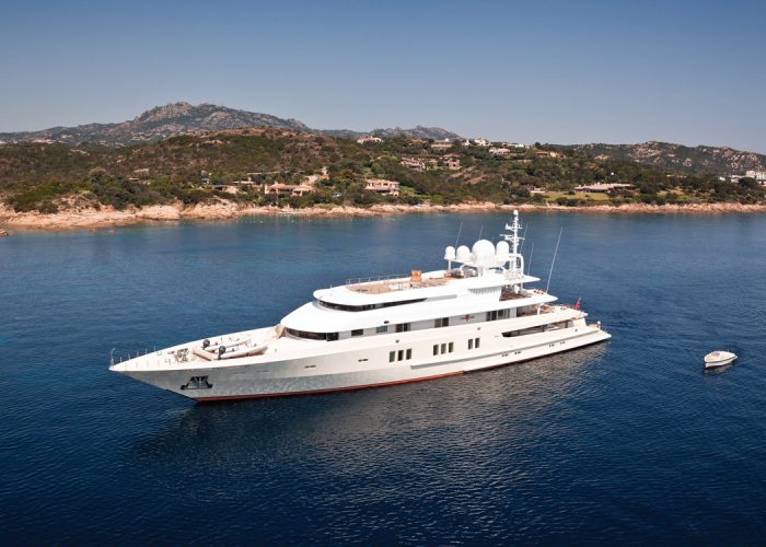 This 73-Metre Masterpiece Yacht by Lürssen Could (temporarily) be Yours