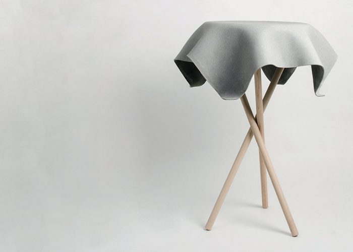 This Original Looking table By Swisspearl Stretches the Tensile Strength of Concrete