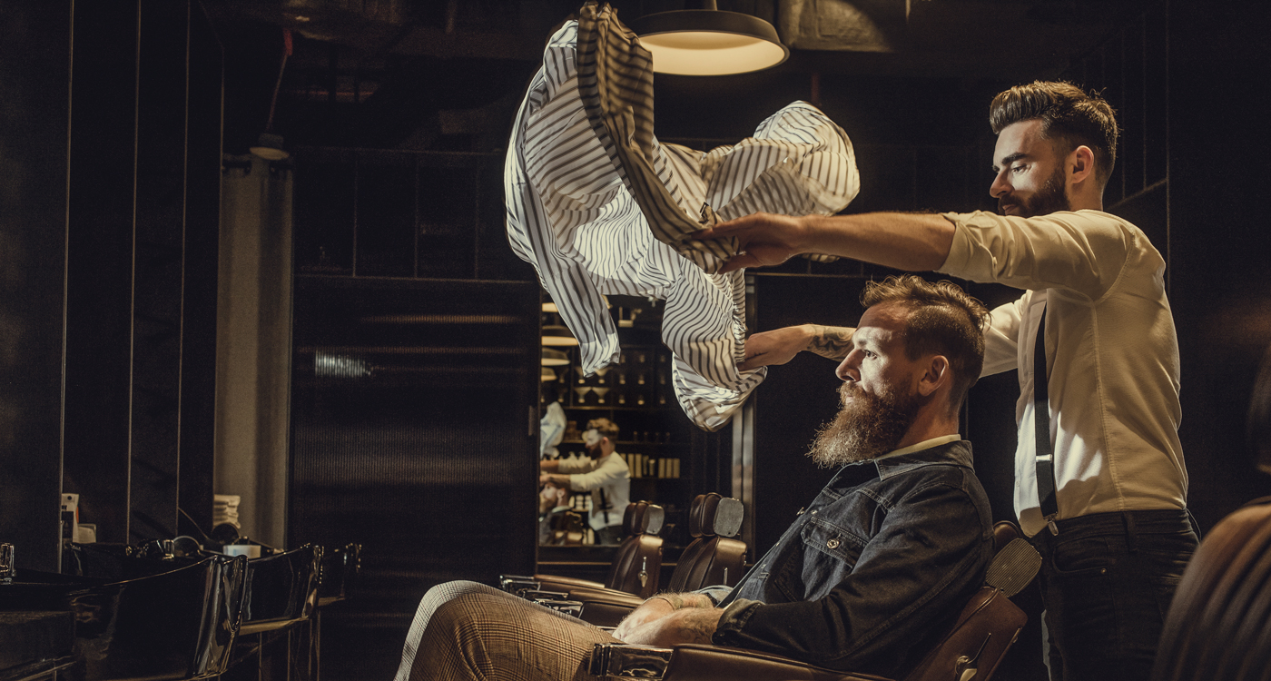 Barbershop chaps & co Dubai men
