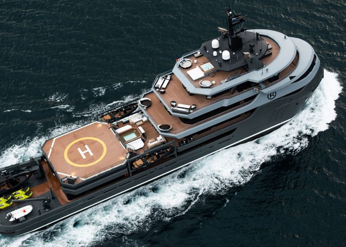 Ragnar is a Go-Anywhere Commercial Yacht Conversion with Enough Toys to Make a Shadow Boat Superfluous